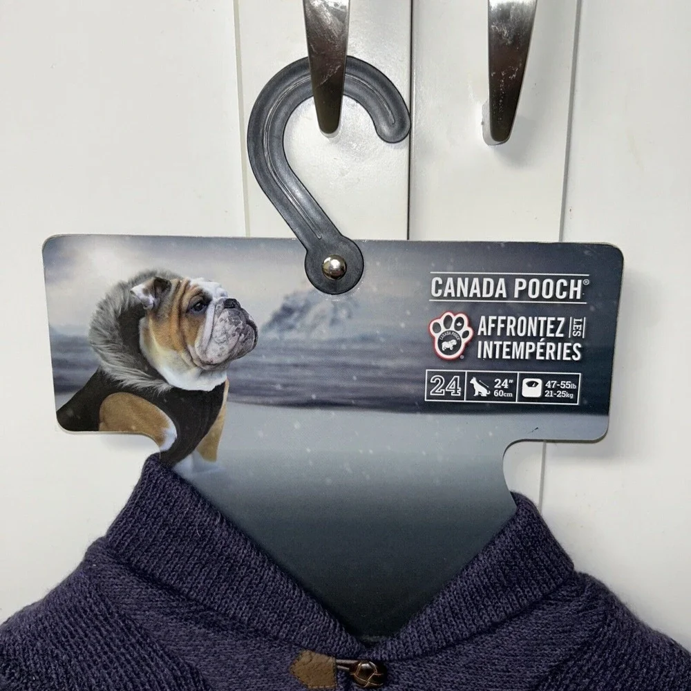 Canada Pooch Brave Elements Cargo Cardigan Coat Dog Jacket Size 24